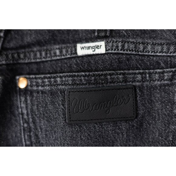 Wrangler's Women's W30 L28  High Rise Straight Wild West Black NWT - Picture 3 of 8